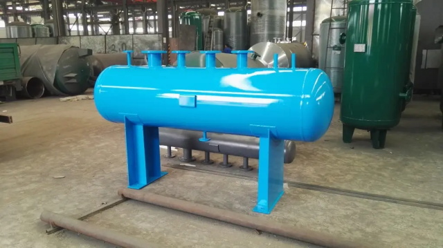 鸠江蒸汽分汽缸的拆除